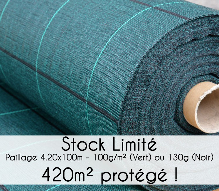 Toile de paillage 420 cm - Stock Limité !