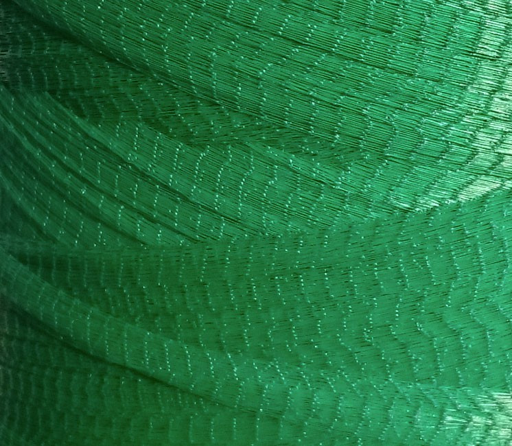 Filet tubulaire extrudé - Colori Vert - Ouverture 350mm