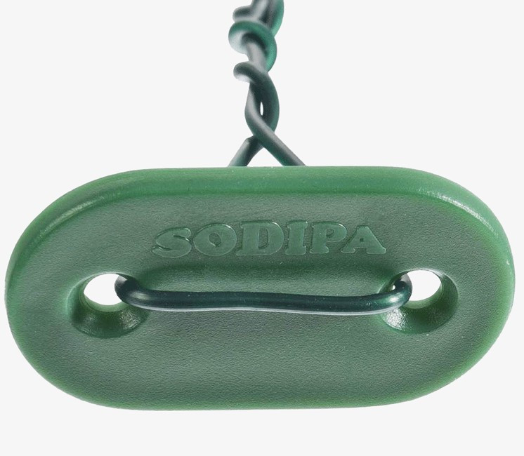 Plaquette de fixation brise-vue