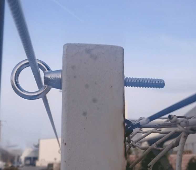 Anneau d'ancrage traversant