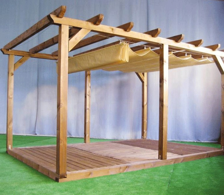 Store de pergola 3x4 Perméable