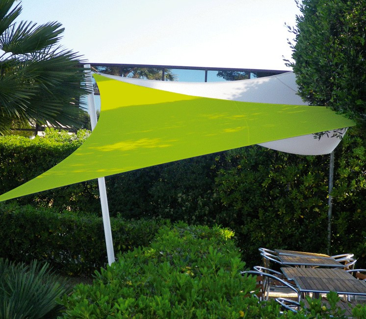 Voile d'ombrage extensible & nomade triangle 3x3x3m (T3)