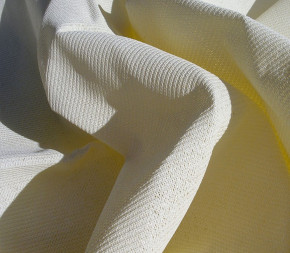 Couleur crème - Voile Concave 5 x 4 - Perméable