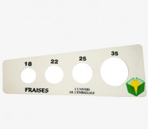 Calibreur plaque à fruits