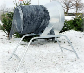 Goulotte pour filet à sapin