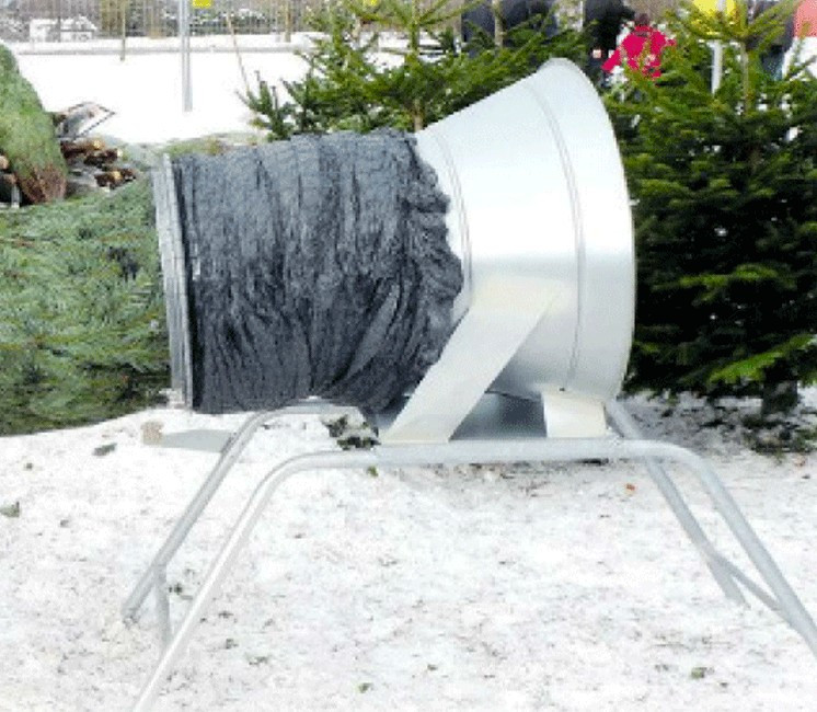 Goulotte pour filet à sapin Goulotte pour filet à sapin