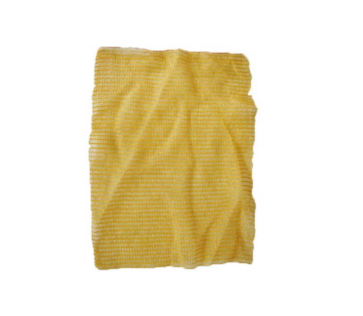 Sacs coupés tricôtés 5 kg sans tirette Jaune (x100)