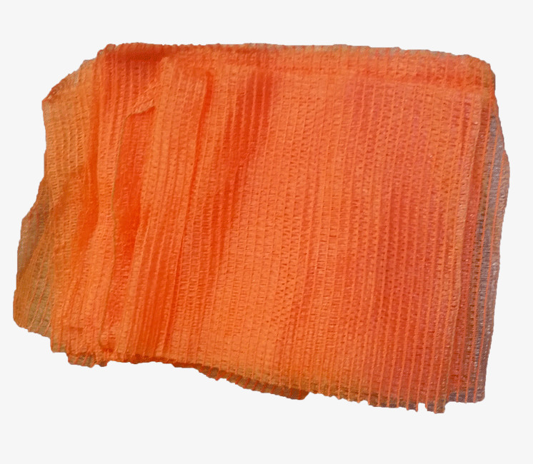 Sacs coupés tricôtés 5 kg sans tirette Orange (x100)