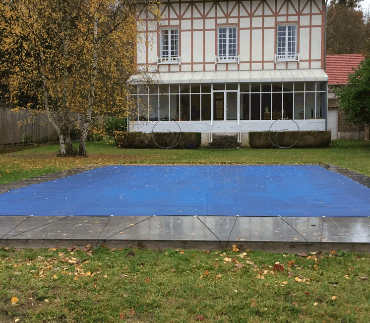 Nappe d'hivernage pour piscine 4.5x8.5m