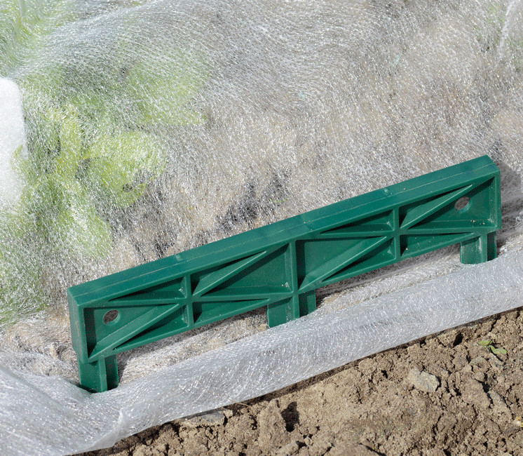 Lot de 4 griffes de fixation au sol