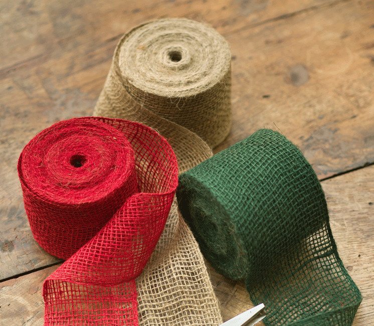 Bandeau de tuteurage en jute