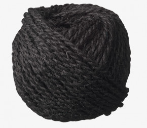 Corde colorée en fibre de coco bio noir Corde colorée en fibre de coco bio noir