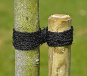 Corde colorée en fibre de coco bio noire Corde colorée en fibre de coco bio noire