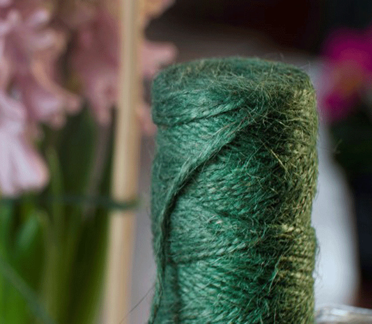Ficelle de jute verte Ficelle de jute verte