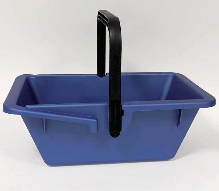 Panier de récolte avec anse verrouillable et rabattable