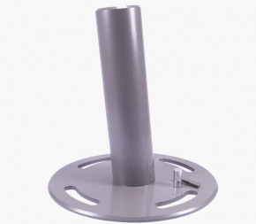 Embase platine ronde pour poteau télescopique de voile d'ombrage