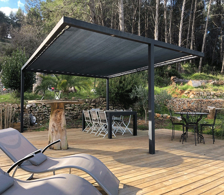 Filet d ombrage pour pergola