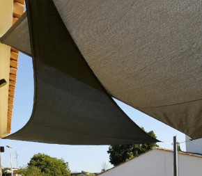 voile d'ombrage anthracite et metal voile d'ombrage anthracite et metal