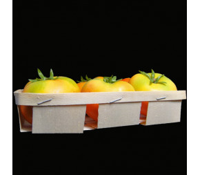 Lot de 100 barquettes en bois tressé 1kg Lot de 100 barquettes en bois tressé 1kg