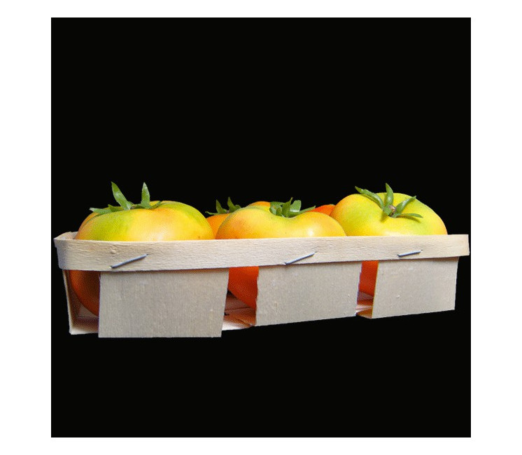 Lot de 100 barquettes en bois tressé 1kg Lot de 100 barquettes en bois tressé 1kg