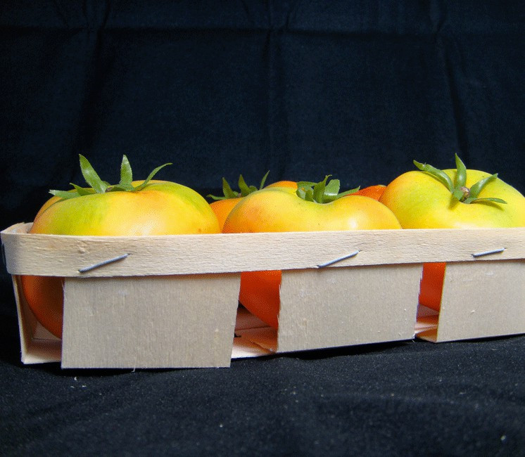 Lot de 100 barquettes en bois tressé 1kg Lot de 100 barquettes en bois tressé 1kg