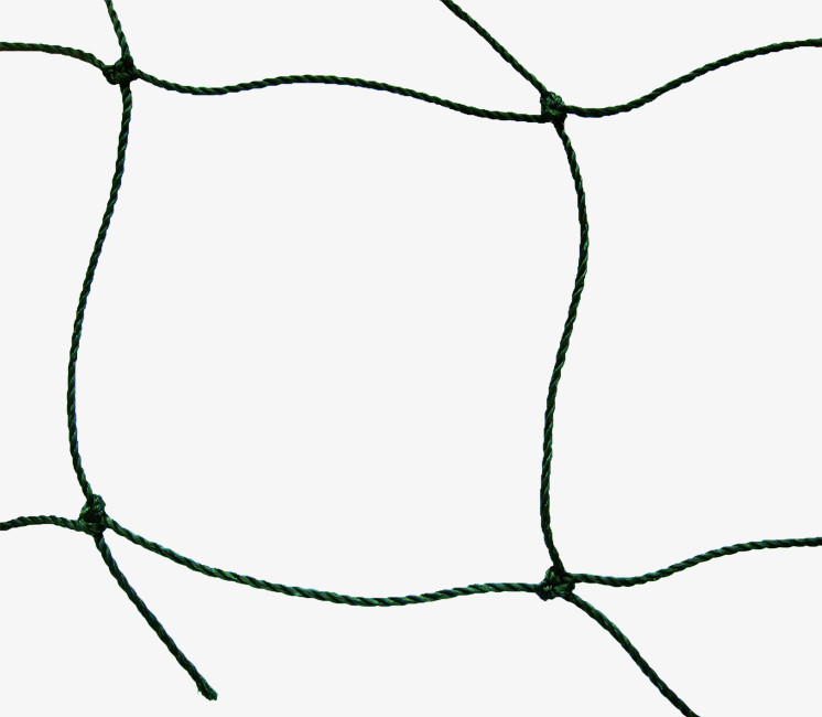Filet câblé noué - Maille 120mm - 4x4m - Couleur Noir