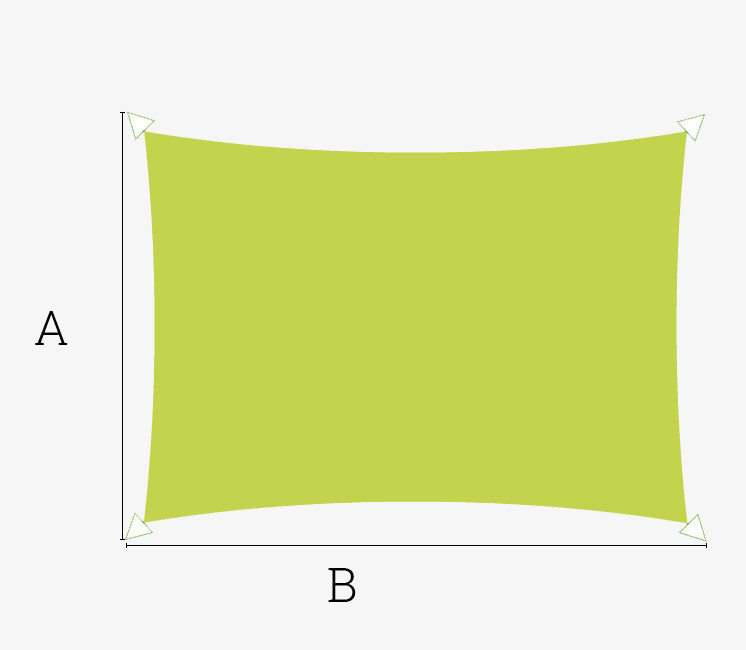 Voile Imperméable 3x3m vert