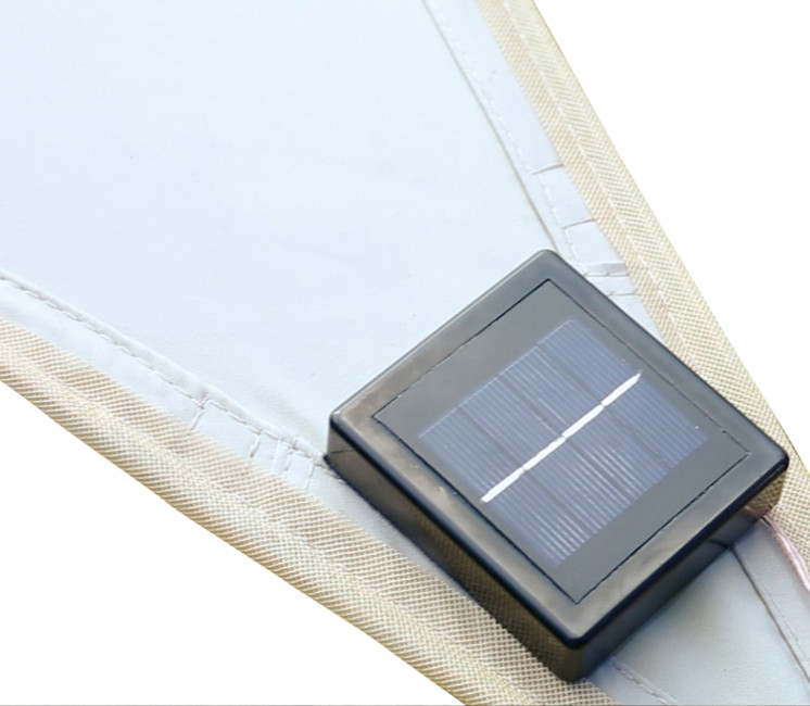 capteur solaire Voile d'ombrage Ciel Etoilé ardoise - 3 x 3 x 3 m capteur solaire Voile d'ombrage Ciel Etoilé ardoise - 3 x 3 x 3 m