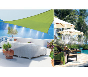 Kit Brumisateur 6 buses pour voile d'ombrage