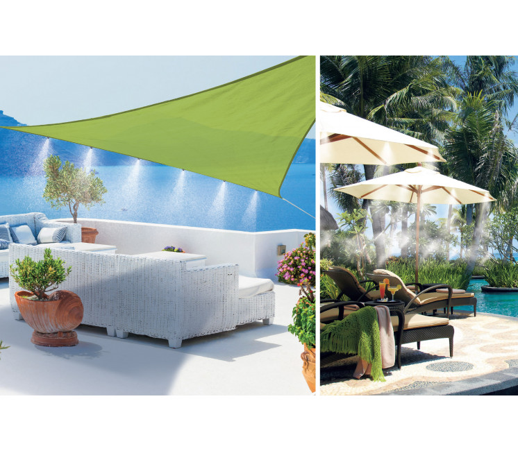 Kit Brumisateur 6 buses pour voile d'ombrage