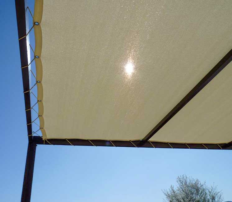 IVOIRE - Toile Ombrage 3 x 3 m - Perméable IVOIRE - Toile Ombrage 3 x 3 m - Perméable