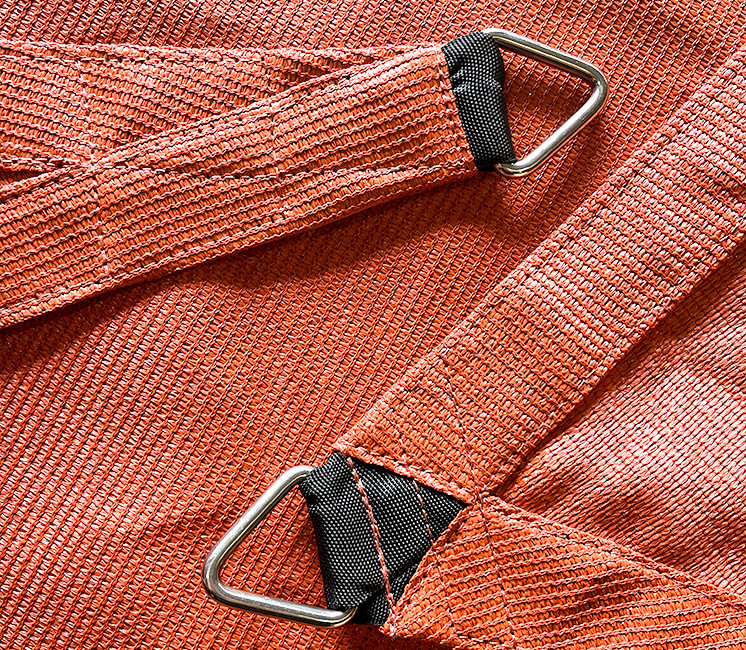 Voile d'ombrage concave - Terracotta