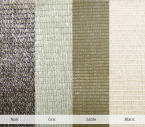 Brise Vue Noir 1.80x5m - Occultation 80%