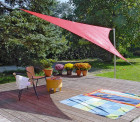 Voile d'ombrage imperméable 3 x 3 x 4.2 - Concave