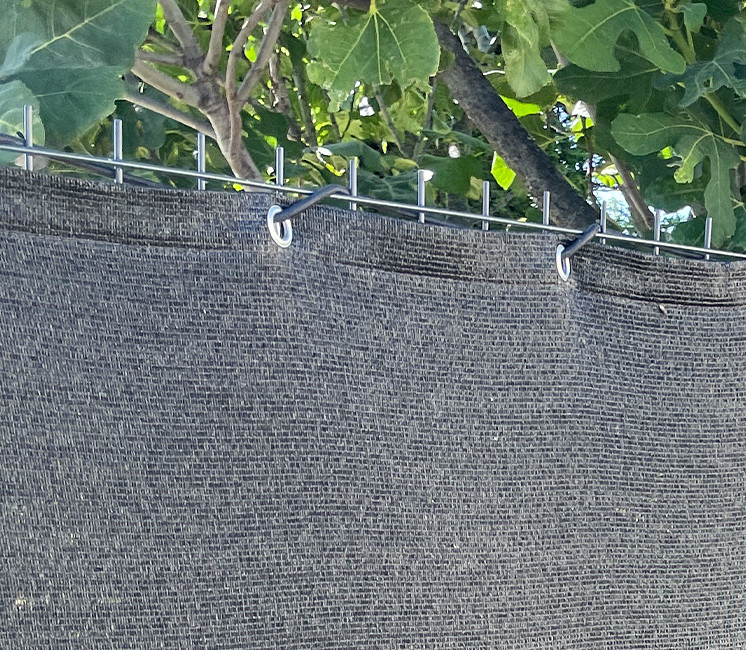 Brise-vue Pour Balcon 1,5 X 2,2 M - Respirant, Perméable à L'eau - Multi Usage Terrasse, Jardin, Piscine - Vert