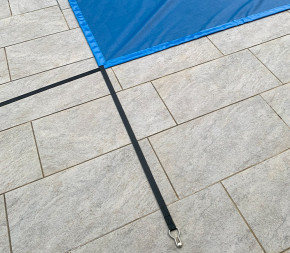 Couverture d'hivernage pour piscine et volet roulant Couverture d'hivernage pour piscine et volet roulant