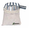 Cueille fruits en métal avec sac récupérateur en tissu pour la récolte en hauteur