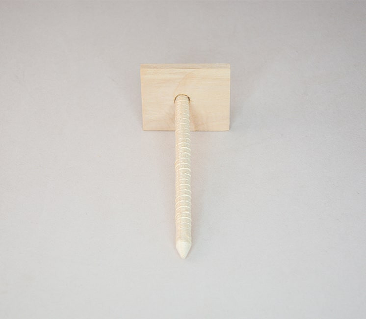 agrafes en bois paillage