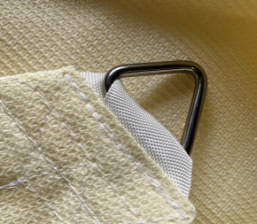 crochet triangle crème permeable