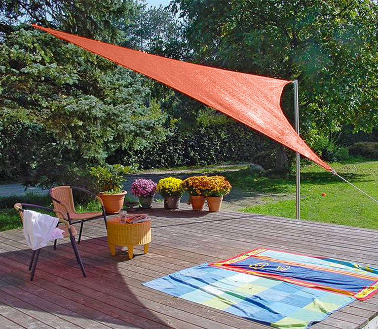 voile d'ombrage triangle terracotta voile d'ombrage triangle terracotta