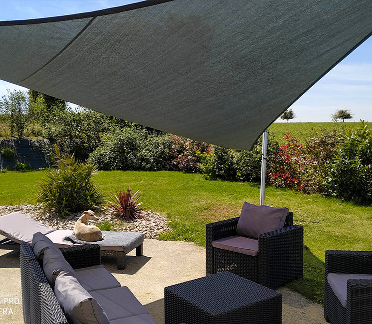 voile d'ombrage anthracite