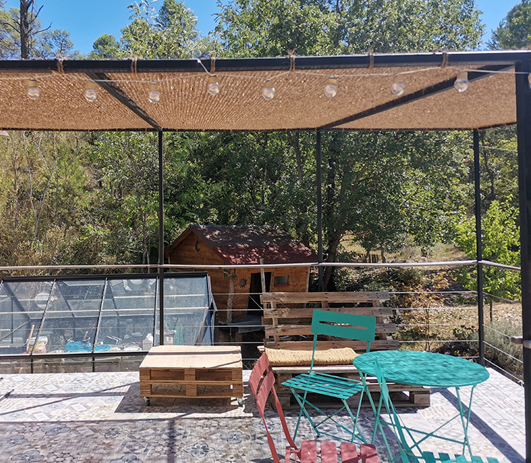 Toile d'ombrage en fibre de coco Toile d'ombrage en fibre de coco