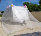 Filet anti-grêle 8x10m - 70g - boucles + ralingue