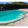 Filet Anti-feuilles piscine + connecteur 8 x 16m