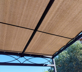 toile ombrage pergola lin