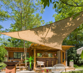 Achat Voile en jute triangle 3m x... pas cher