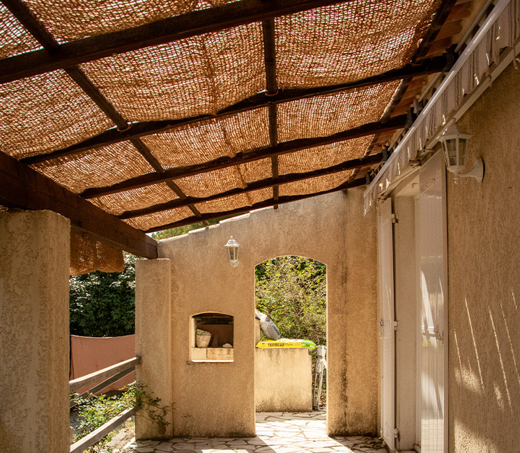 Toile d'ombrage en fibre de coco Toile d'ombrage en fibre de coco