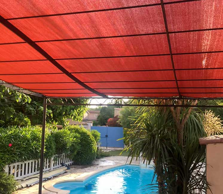 Toile perméable Terracotta 5.65m x 4m