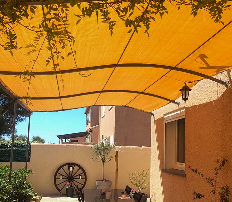 Toile perméable Beige 6m x 2.50m