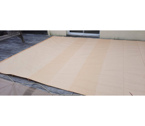 Store de pergola Beige 6m x 3.70m Imperméable